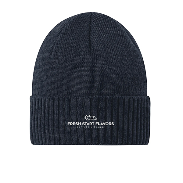 Rib Knit Cuff Beanie